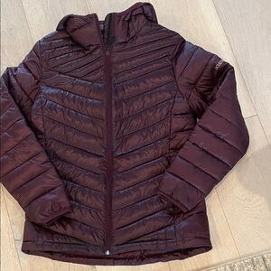 Stylish Maroon Puffer Jacket